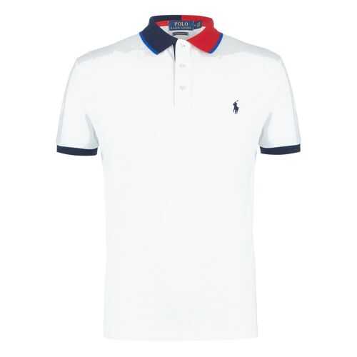 Футболка-поло мужская Polo Ralph Lauren 710791004002 белая S в Лав Репаблик