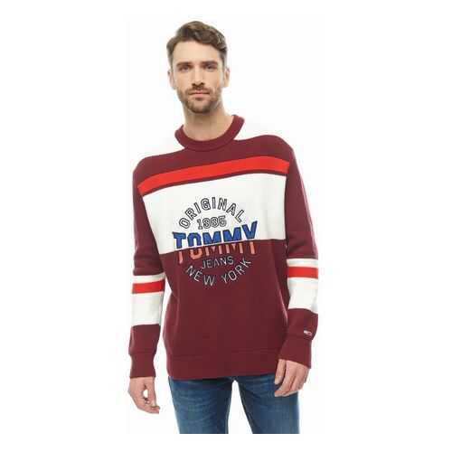 Свитер мужской Tommy Jeans DM0DM06992 0EH красный XXL в Лав Репаблик