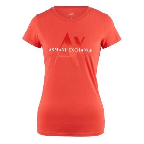 Футболка женская Armani Exchange 3HYTAY YJ73Z красная L в Лав Репаблик