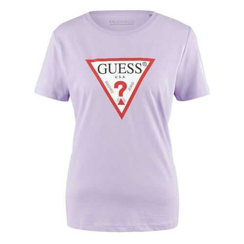 Футболка женская Guess W0YI57-K8HM0 фиолетовая XS в Лав Репаблик