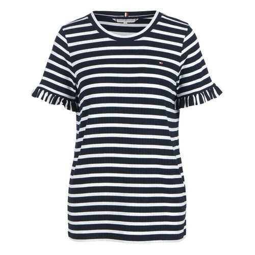 Футболка женская Tommy Hilfiger WW0WW27221 синяя XS в Лав Репаблик