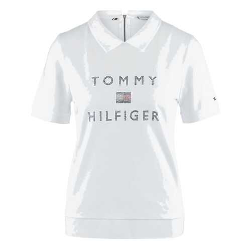 Поло женское Tommy Hilfiger WW0WW27866 белое XS в Лав Репаблик