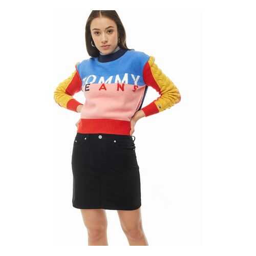 Юбка женская Tommy Jeans DW0DW07693 BBU черная 24 US в Лав Репаблик